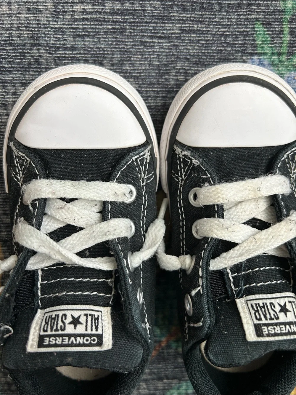 Converse Chuck Taylor Black Slip-On Sneakers, Toddler Size 8